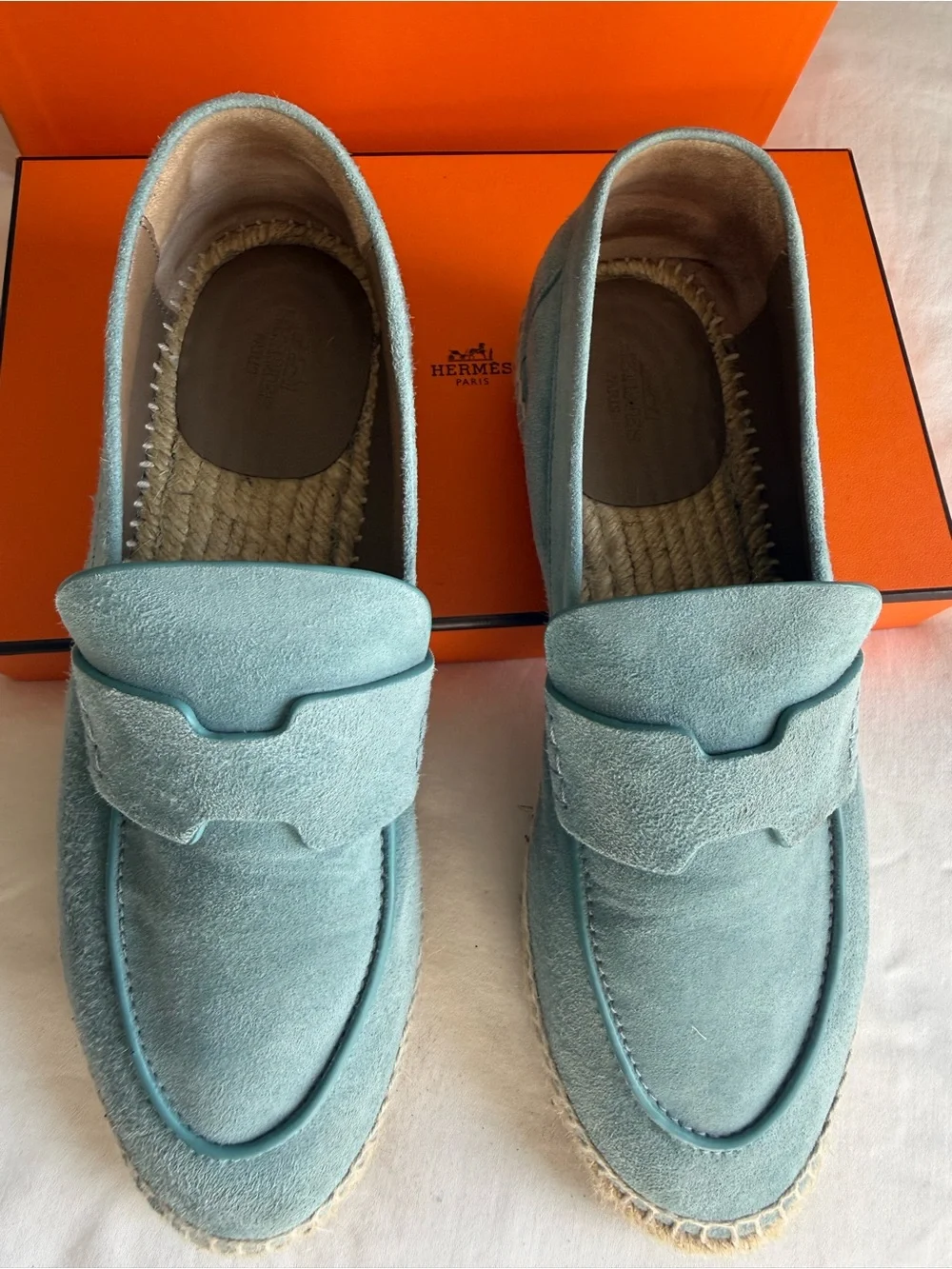 Hermes elegant suede